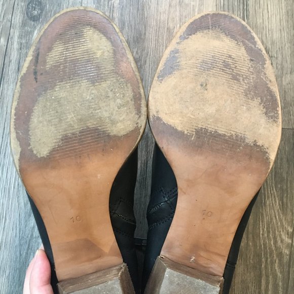 Madewell Black Leather Billie Boot - Picture 2 of 8